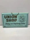 Vintage Bastian Bros Union Shop Bakery & Confectionery Tin Sign