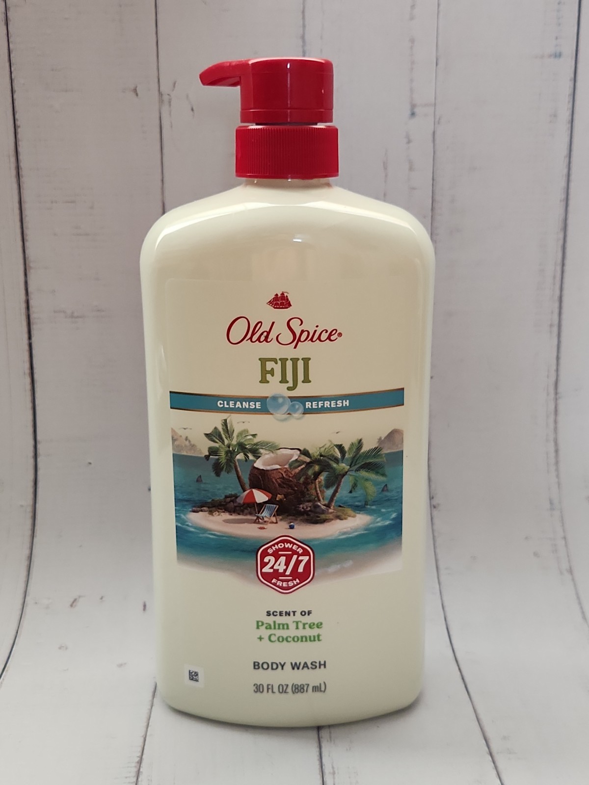 Old Spice Fiji Body Wash, Scent Of Palm Tree + Coconut, 30 fl oz 