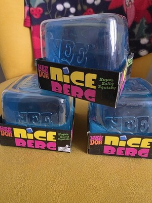 1xGiant Needoh Nice Berg Blue Colour Maltose Original Squeeze Block