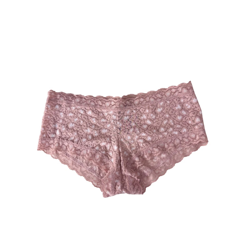 Hanky Panky Bragas Leopardo Boyshorts Encaje Rosa Blanco Talla M Foto 4 de 4
