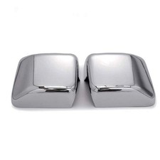 For 2018-2025 Jeep Gladiator JT Wrangler JL Chrome Side Mirror Cover Cap Trims