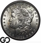 1902-O Morgan Silver Dollar Coin, Strong Mint Luster