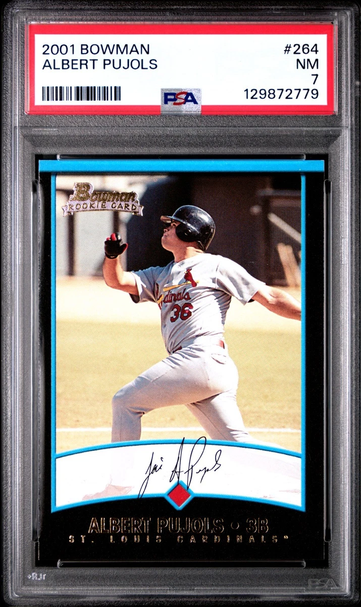 Bowman Albert Pujols Rookie Baseball Sports Trading Cards