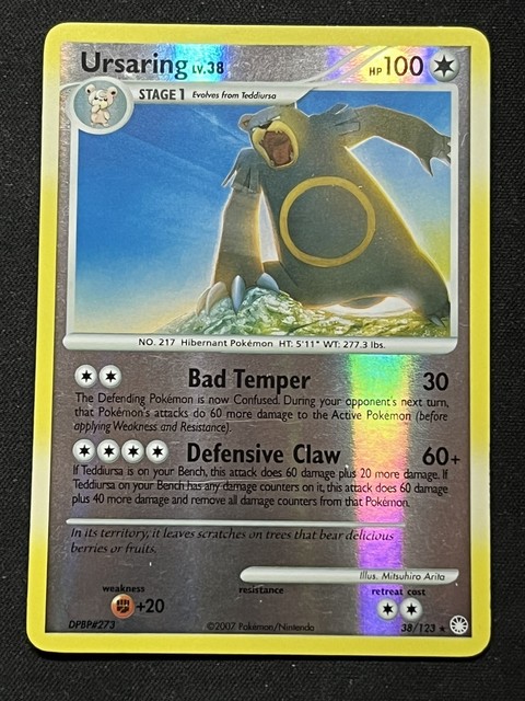 Ursaring [Reverse Holo] #38 (Mysterious Treasures (2007))