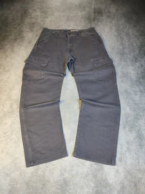 Wrangler Cargo Hose Herren Gr. W30 L30 Relaxed Fit Vintage Retro Freizeit Grau - Bild 1 von 4