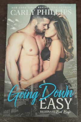 *SIGNED/INSCRIBED* Going down Easy, Carly Phillips, 2016, PB/EX