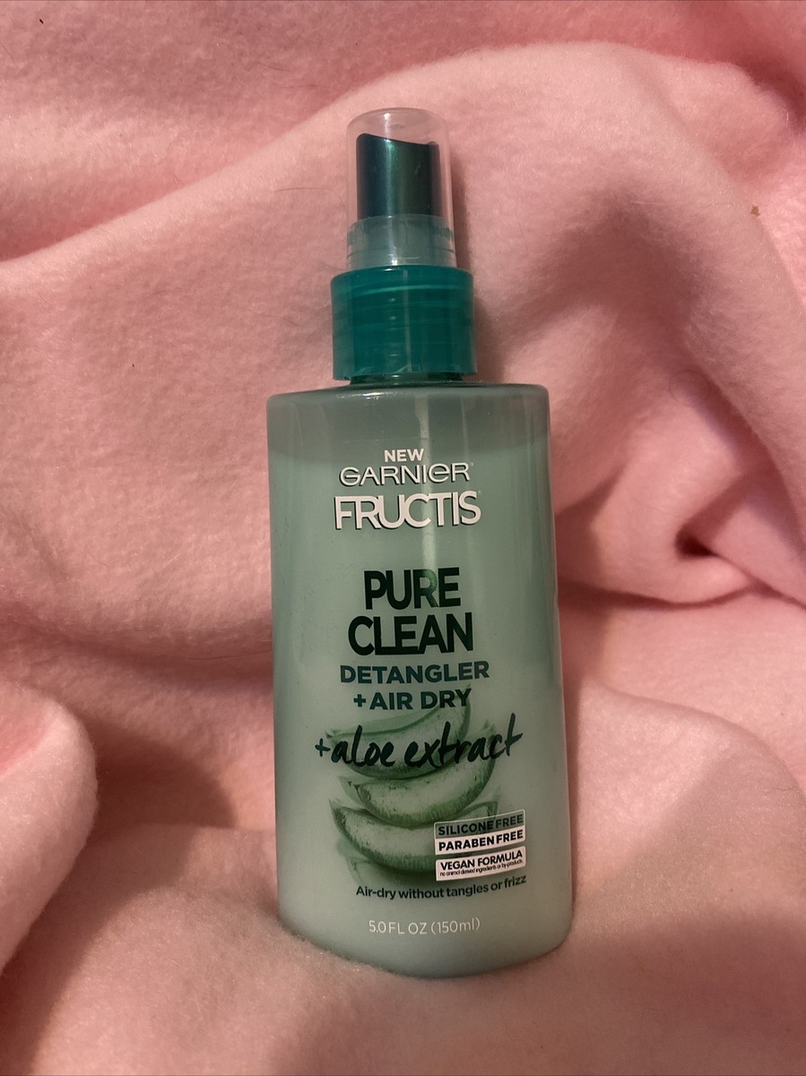 Garnier Fructis Pure Clean Detangler + Air Dry 5 fl. oz. Aloe Extract Vegan  New | eBay