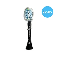 2x to 8x Philips DiamondClean Smart C3 Plaque Control Black Brush Head | No Box