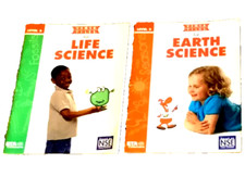 LOT OF 2 VERSA TILES SCIENCE BOOKS LEVEL 2 ANSWER CASE EARTH LIFE SCIENCE