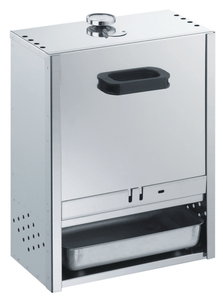 Peetz acero inoxidable-Smoker-horno para aprox. 6 peces tirados, frío-caliente-ahumado, Angel Peetz acero inoxidable-Smoker-horno para aprox. 6 peces tirados, frío-caliente-ahumado, Angel