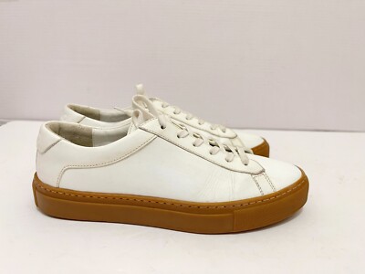 Koio Sneakers White Leather Shoes Gum Sole KOIO Womens Capri White