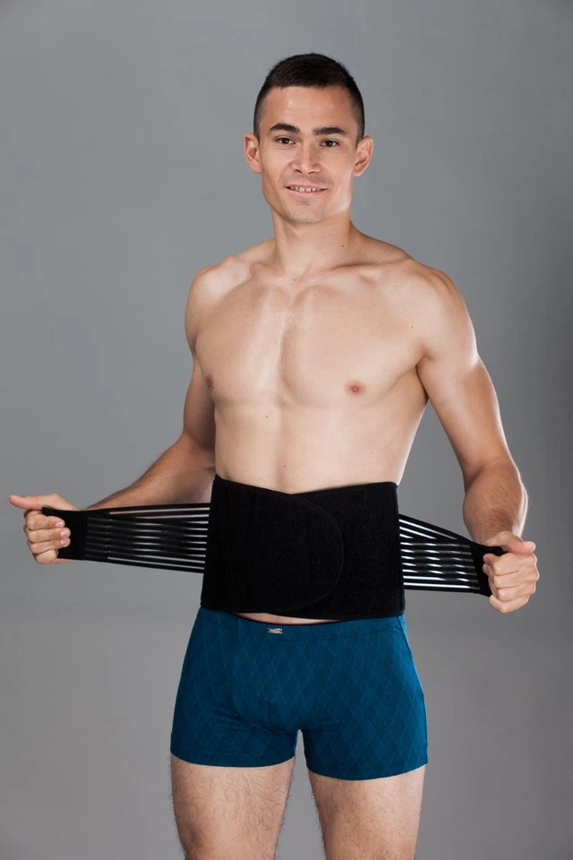 LOREY - Rückenbandage, Rückenstütze, Rückengurt mit 4 integrierten Flachfedern - Bild 2 von 4