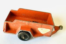 1960s Tootsie Toy U-Haul Trailer Orange With U Haul Decals Diecast USA