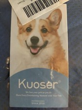 Kuoser Soft Dog Cone Collar S Size Blue after surgery, Adjustable buckle straps