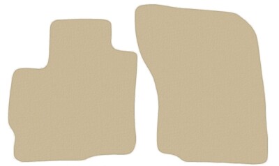 Vorne Fußmatten Velour Beige für Mitsubishi Eclipse Cross 2018-  14xRand