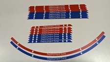 40K deployment zone markers - 2 player set 3D printed - can request color combo