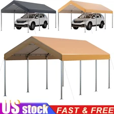 Outdoor Carport 10x20 / 12x20 Heavy Duty Canopy Shelter Garage Storage Shed Tent