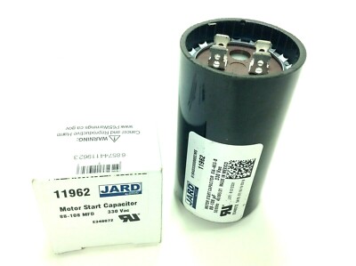 88-108 MFD X 330 VAC Motor Start Capacitor Jard NEW HVAC 11962