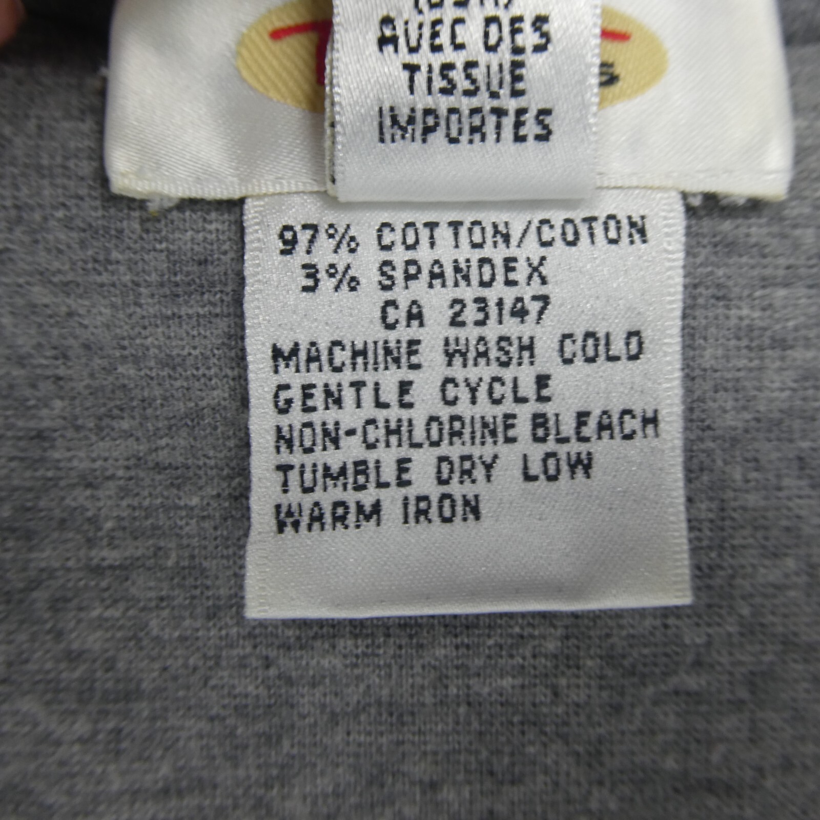 Talbots Women’s Size Medium Solid Gray Cotton Ble… - image 3