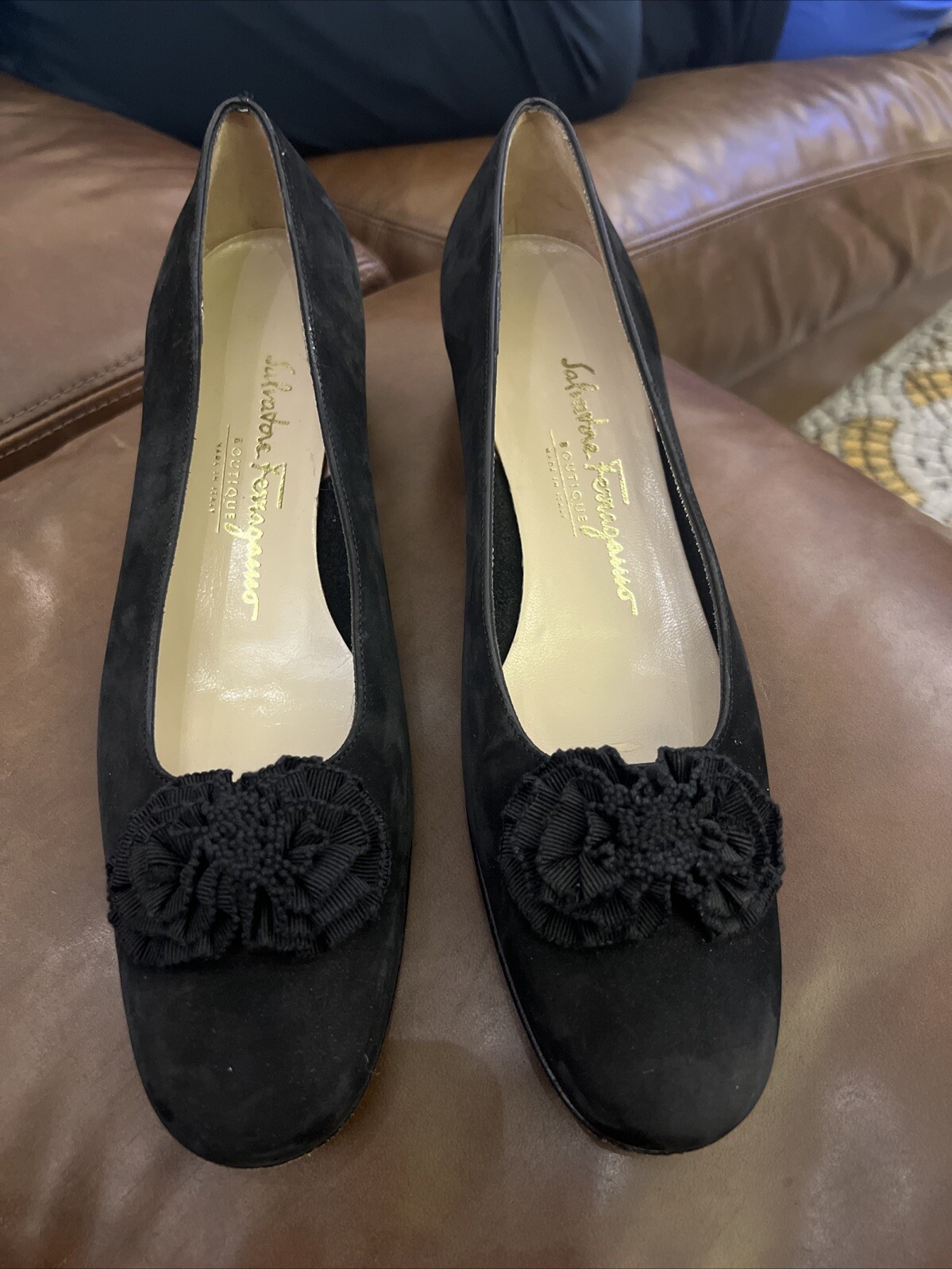 Flower Ferragamo Shoes Pumps Salvatore Ferragamo Women's Capua