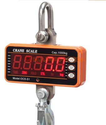 Schwerlast Hängewaage 2000LBS Aluminium Digital Crane Scale Mit Remote 1000KG