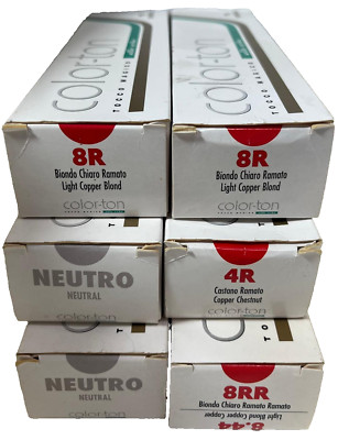 6 pc MIXED LOT TOCCO Magico Color-Ton Permanent HAIR COLOR 3.3 oz ea (bg526)