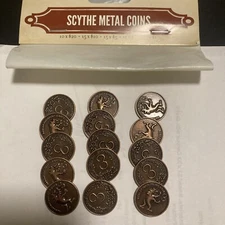 15 - Scythe $3 Metal Coins , Replacement Parts
