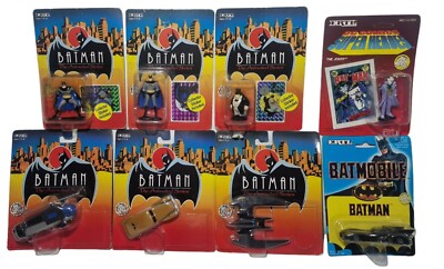 Batman The Movie Animated Series & DC Comics Die Cast Modelle & Figuren Konvolut