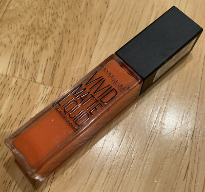 Maybelline New York Vivid Matte Liquid Lipstick #18 Orange Obsession