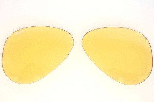 LENTI RICAMBIO RAY BAN 3138 58 SHOOTER YELLOW AMBERMATIC LENSES SPARE PARTS  | eBay