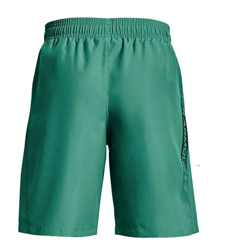 Under Armour Boys/Youth Woven Graphics Shorts Loose Fit Multi Sizes Green - Picture 2 of 5