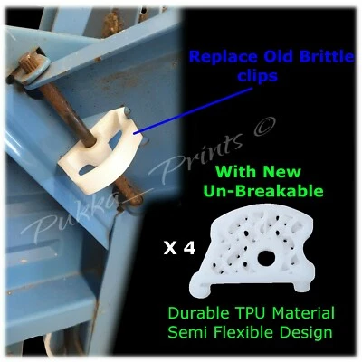 PUKKA PRINTS Workmate Work Bench Leg Latch Catch D Clip WM225 WW529 WM535 WM536 373195-01