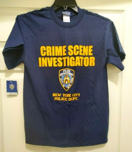 Crime Scene Investigator Mens M Tshirt City Of New York Police Department