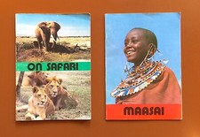 Guides illustrés anciens pour le Kenya : Safari et Massaï / Années 80