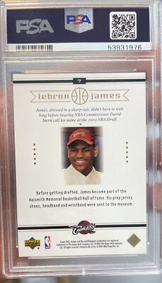 2003 Upper Deck Rookie LeBron James Box Set #7 GEM Mint 10 PSA