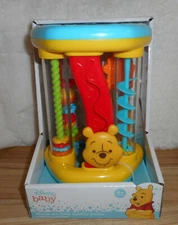DISNEY BABY WINNIE THE POOH ACTIVITY CENTER 8 ACTIVITIES TOY 6 MONTHS & UP NEW