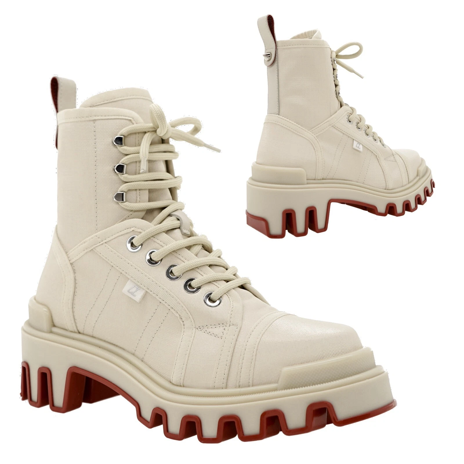 Christian Louboutin — Christian Louboutin Panaroot Dune Woman’s Combat Boots Size 39 US New