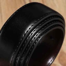 New Men Genuine Leather Belt Strap No Buckle Double-sided 2.8/3.0/3.3/3.5/3.8cm