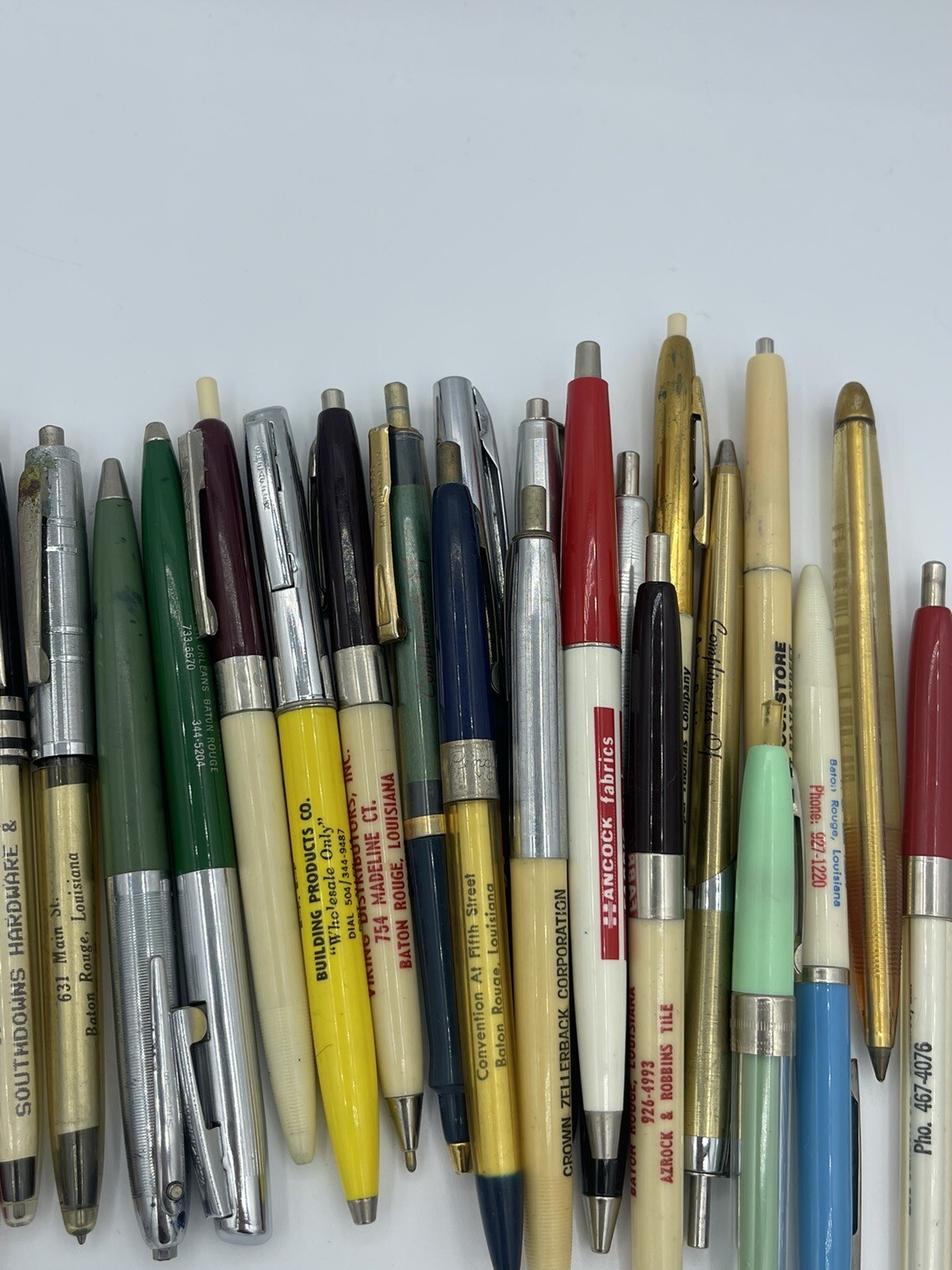 VINTAGE BALLPOINT PEN ADVERTISING LOT OF 31 eBay