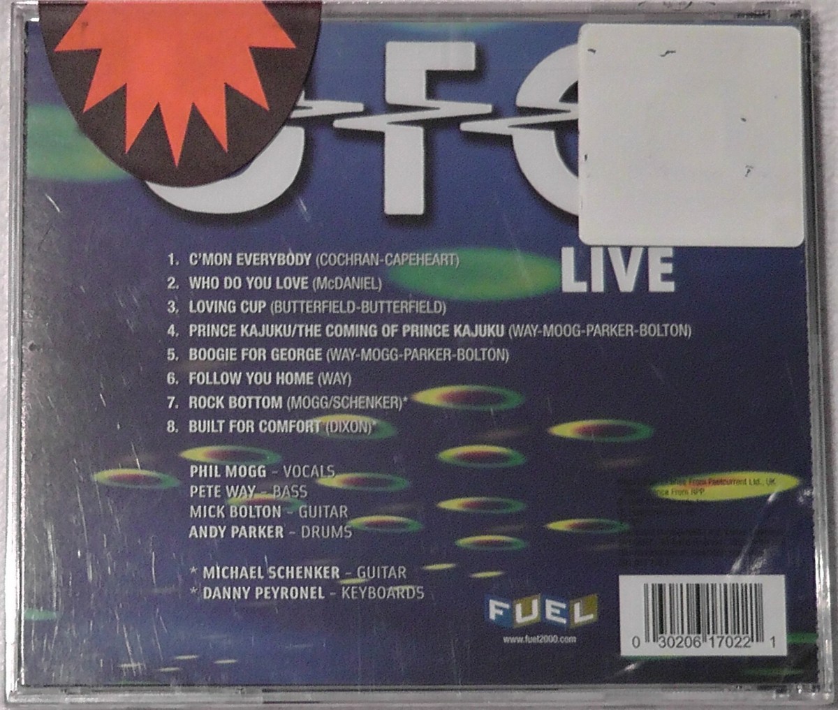 洋楽 Pete Way Mogg/Way Schenker/Way UFO UFO Live New Sealed CD Phil Mogg Pete Way Bolton Parker Schenker