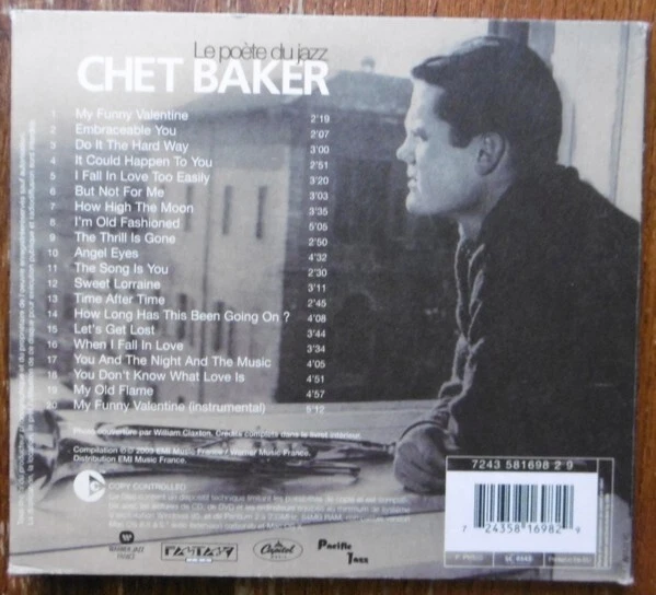 CD Chet Baker: Le poète du Jazz + Art Pepper/ Bud Shank/ Shelly Manne u.a. - Bild 2 von 2