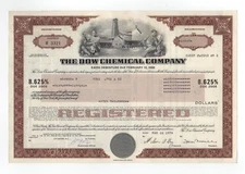 The Dow Chemical Company Bond w/vignette with 2 men & building