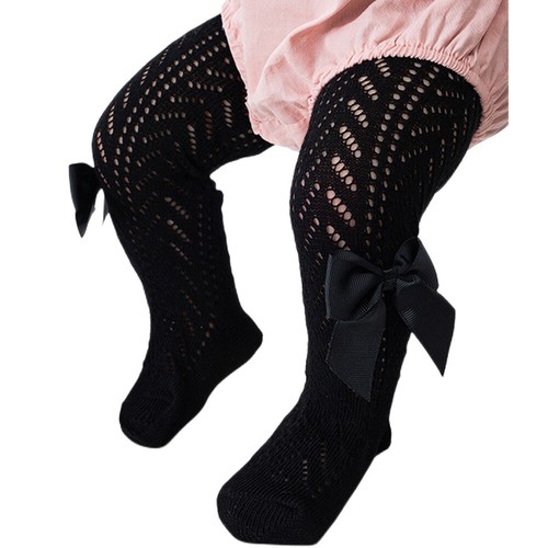 Child Girl Solid Breathable Mesh Pantyhose Baby Cotton Summer Hosiery Tights - Picture 14 of 20