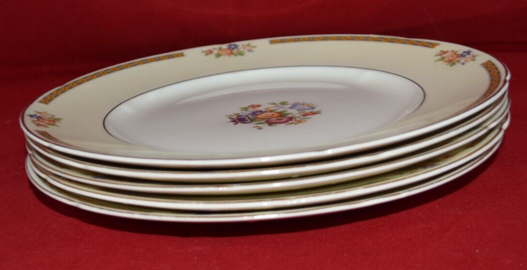 Lot of 5 Antique (1925) W H Grindley England Ivory ALTON Luncheon