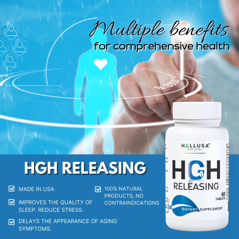 HGHBooster - Apoyo al crecimiento natural - Energía y rendimiento - 60 cápsulas Foto 4 de 4