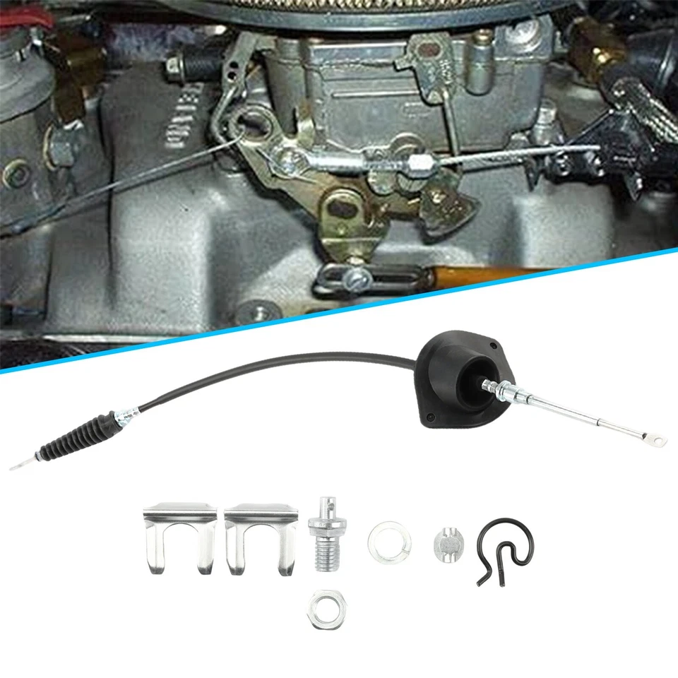 For Camaro Chevelle Monte Carlo El Camino Firebird Malibu Shifter Cable w/ clips - Изображение 2 из 4