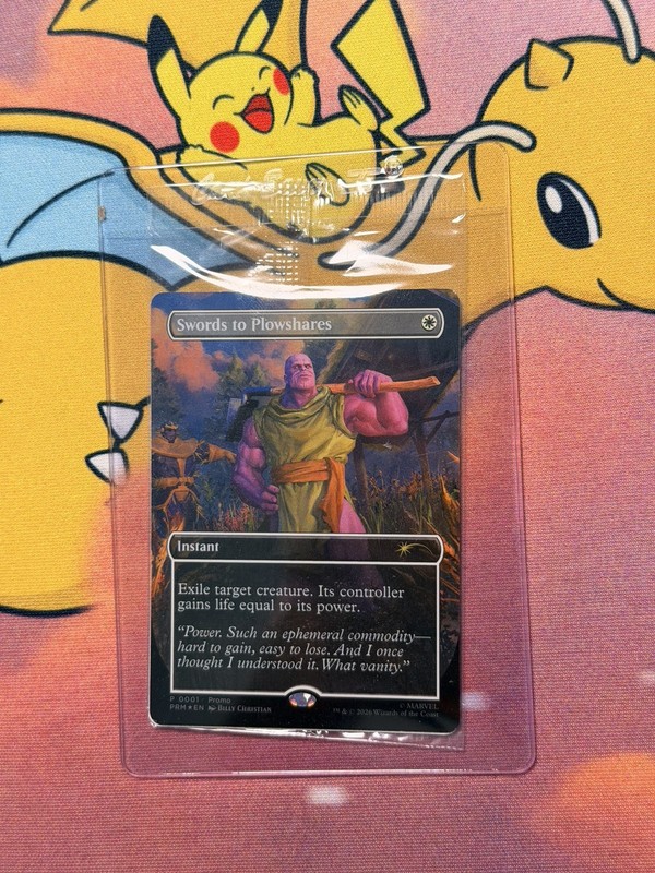 Thanos Sword of Plowshares PSA Promo Card MTG Magic The Gathering NM Sealed