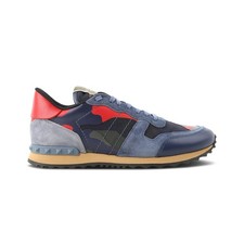 Sneakers Valentino rosse e blu mimetiche Rockrunner taglia 43/42 italiane
