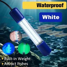 30W Fishing Light 180 Beads Underwater Fishing Light Portable LED Finder Lamp US