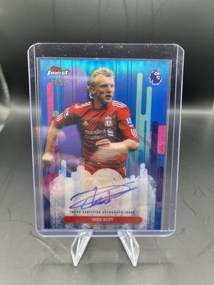 Dirk Kuyt 2026 Topps Finest Premier League #FA-DK refractor auto Liverpool
